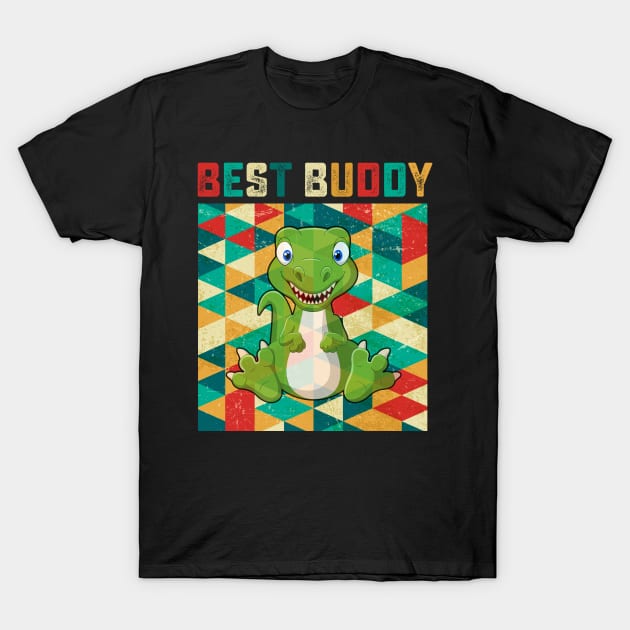 Best Buddy Dinosaurs T-Shirt by danieldamssm